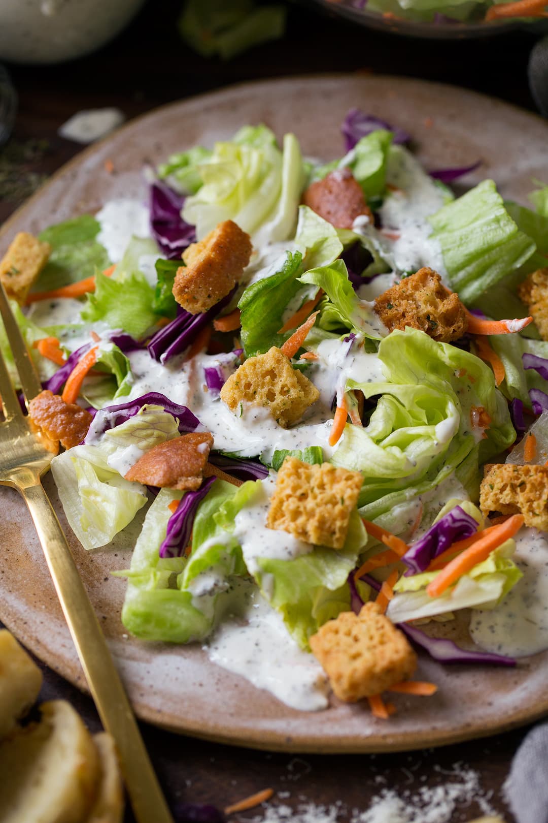 Easy Homemade OSF Creamy Pesto Dressing for Salads & More